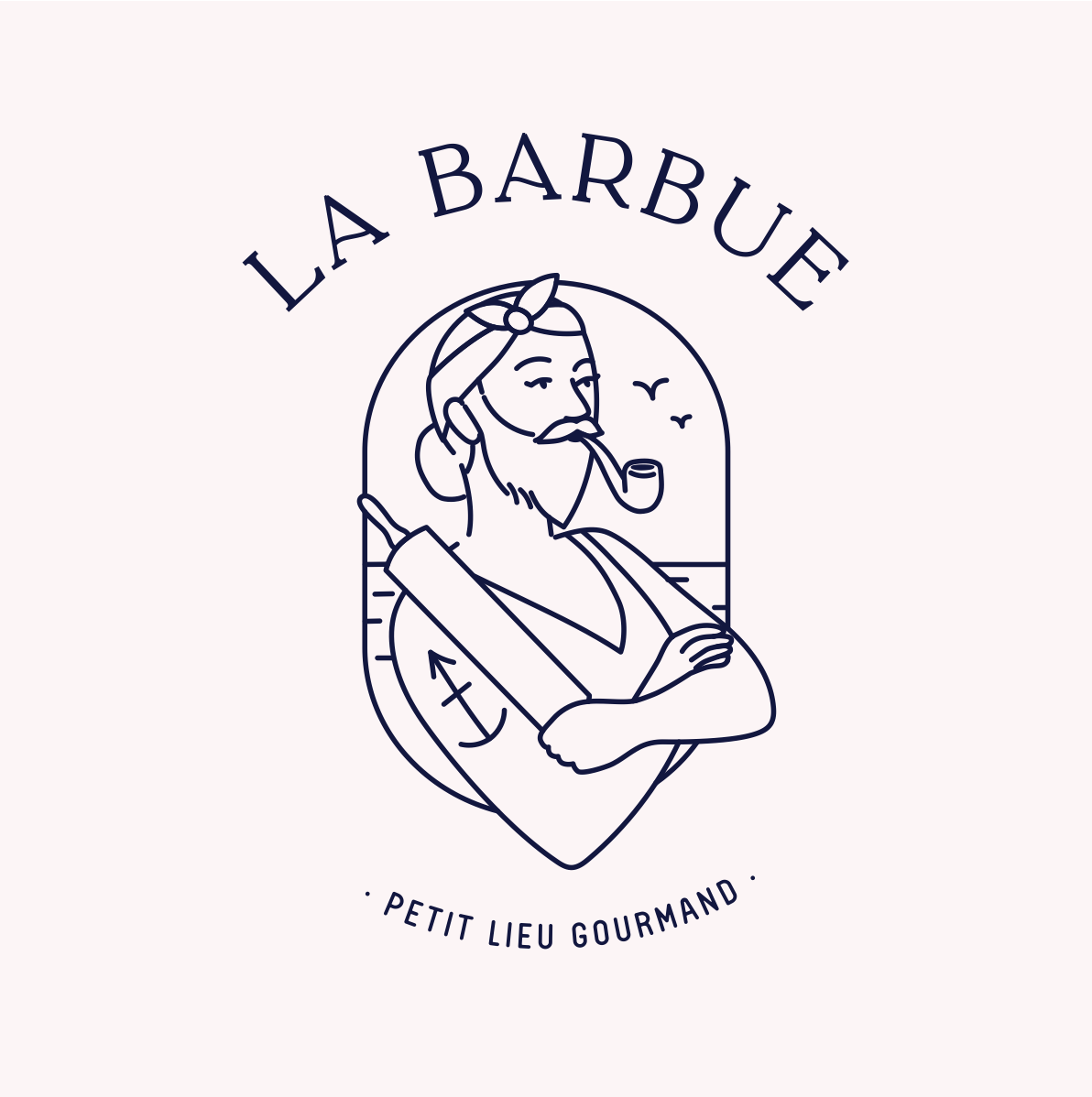 La Barbue - LOGO - Manon Sénal Studio | L'Esquermoise